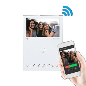 Videocitofono Mini a Colori Vivavoce Wifi